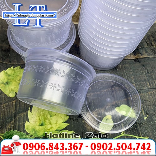 Hộp nhựa tròn 500ml chịu nhiệt tốt Hộp nhựa tròn 500ml chịu nhiệt tốt