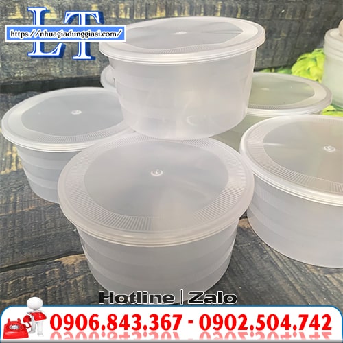 Hộp nhựa tròn 500ml Hộp nhựa tròn 500ml