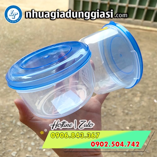Hộp nhựa tròn có nắp trong suốt bóng đẹp Hộp nhựa tròn có nắp trong suốt bóng đẹp