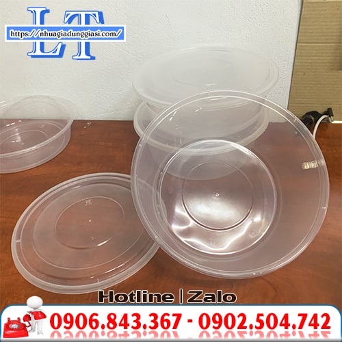 Hộp nhựa tròn lớn cứng cáp Hộp nhựa tròn lớn cứng cáp