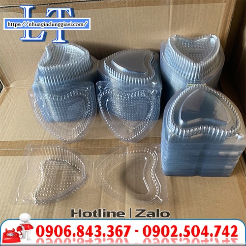 Hộp nhựa trong suốt dùng 1 lần Hộp nhựa trong suốt dùng 1 lần