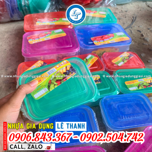 Hộp thực phẩm có nắp nhiều size Hộp thực phẩm có nắp nhiều size