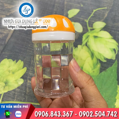 Hũ đựng tăm nhựa Hũ đựng tăm nhựa