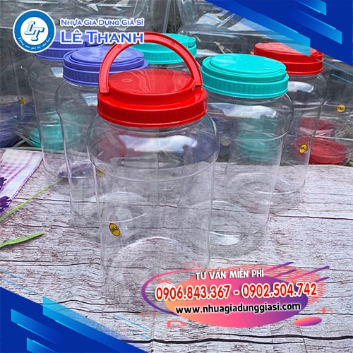 Hũ nhựa 10kg tròn Hũ nhựa 10kg tròn