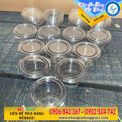 Hũ nhựa đựng sốt nước chấm mang đi Hũ nhựa đựng sốt nước chấm mang đi