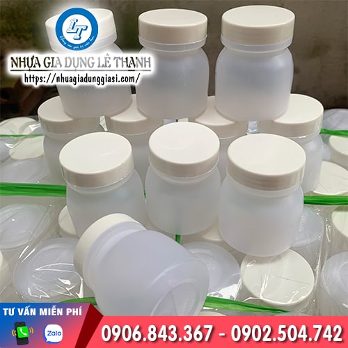 Hũ nhựa đựng sữa chua 90ml Hũ nhựa đựng sữa chua 90ml