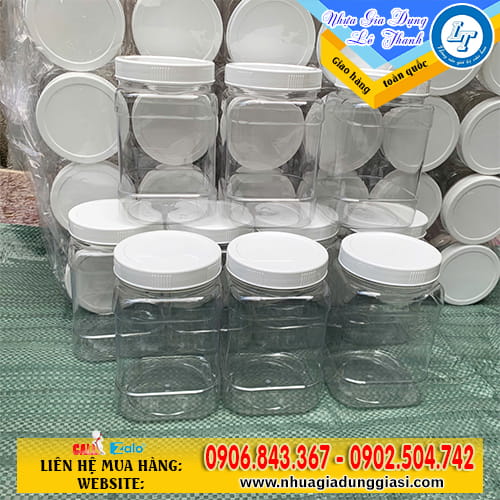 Hũ nhựa đựng thực phẩm tiện lợi Hũ nhựa đựng thực phẩm tiện lợi