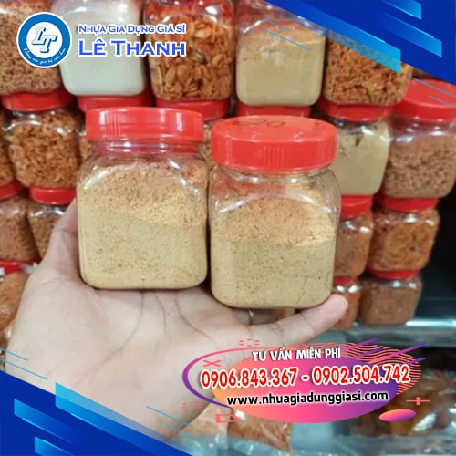 Hũ nhựa nhỏ đựng gia vị Hũ nhựa nhỏ đựng gia vị