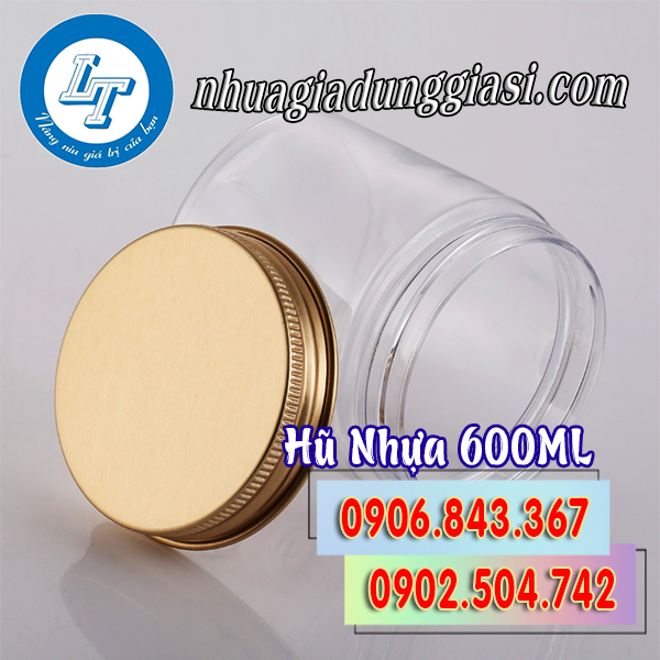 Hũ nhựa pet 600ml