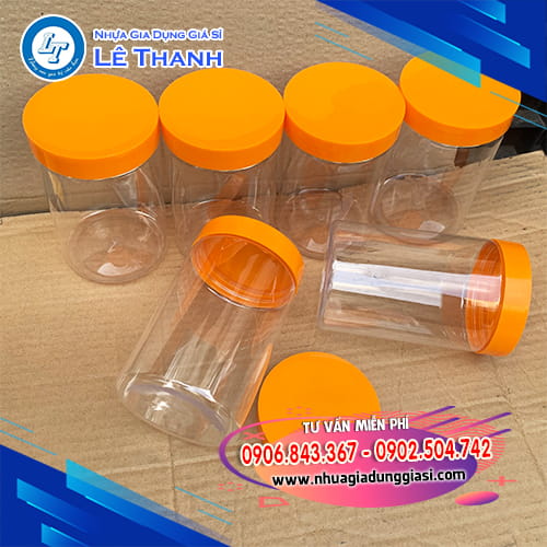 Hũ nhựa PET 900ml nắp nhựa Hũ nhựa PET 900ml nắp nhựa