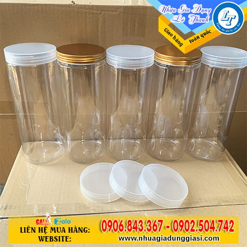 Hũ nhựa PET đựng bánh, kẹo Tết giá sỉ xưởng Hũ nhựa PET đựng bánh, kẹo Tết giá sỉ xưởng