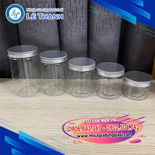 Hũ nhựa PET dung tích đa dạng Hũ nhựa PET dung tích đa dạng