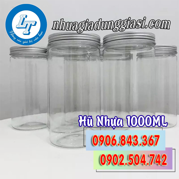 Hũ nhựa pet nắp nhôm 1000ml