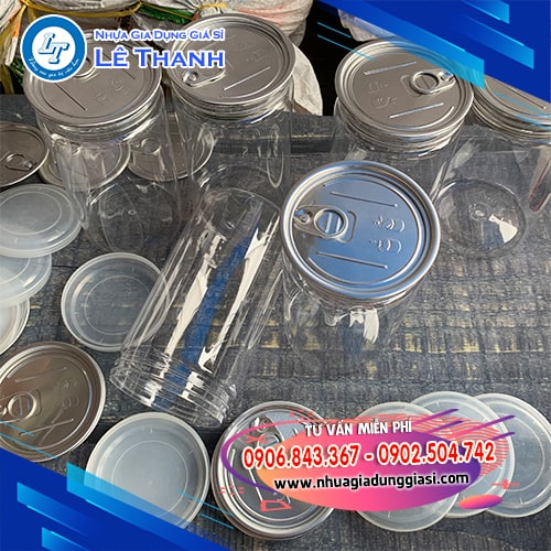 Hũ nhựa PET nắp nhôm xé tiện lợi Hũ nhựa PET nắp nhôm xé tiện lợi