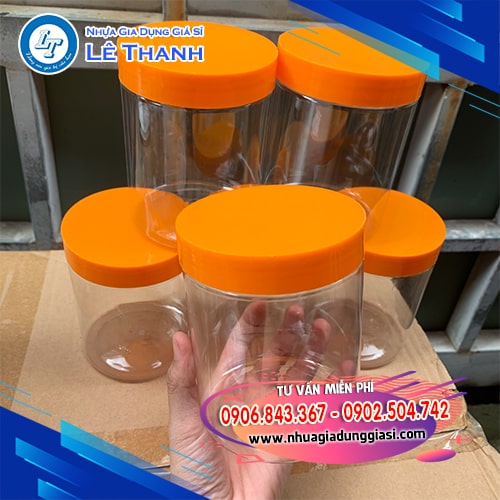 Hũ nhựa PET nắp nhựa đẹp mắt Hũ nhựa PET nắp nhựa đẹp mắt
