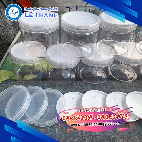 Hũ nhựa PET nắp nhựa kèm seal Hũ nhựa PET nắp nhựa kèm seal