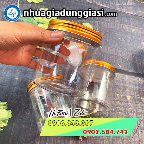 Hũ nhựa PET trong suốt đẹp mắt Hũ nhựa PET trong suốt đẹp mắt