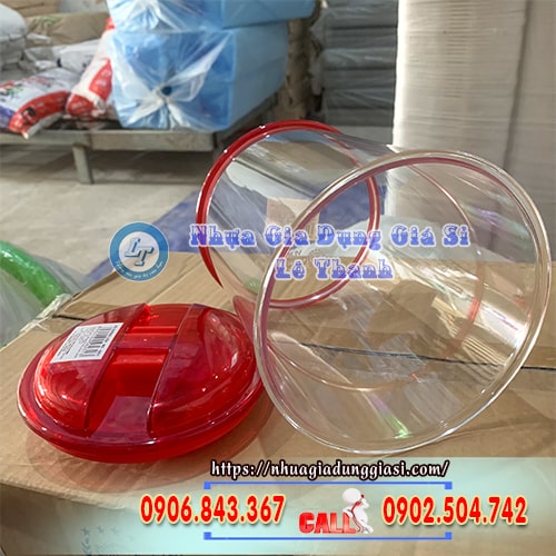 Hũ nhựa tròn trong suốt bóng đẹp Hũ nhựa tròn trong suốt bóng đẹp