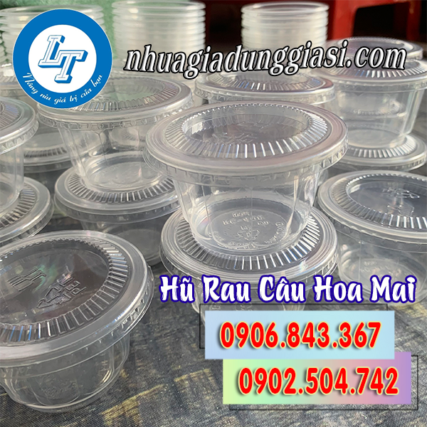 Hũ rau câu hoa mai giá sỉ