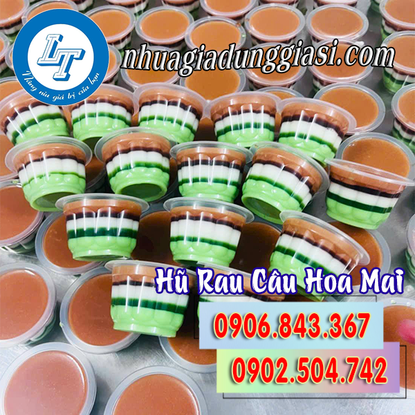 Hũ rau câu hoa mai