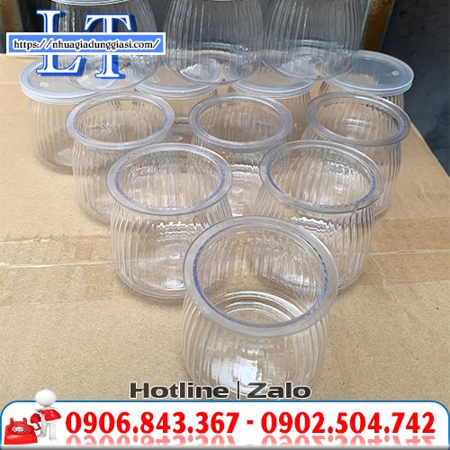 Hũ sữa chua đáy khía độ bền cao Hũ sữa chua đáy khía độ bền cao