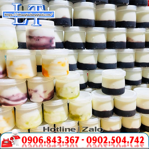 Hũ sữa chua nhựa 100ml nhỏ gọn Hũ sữa chua nhựa 100ml nhỏ gọn