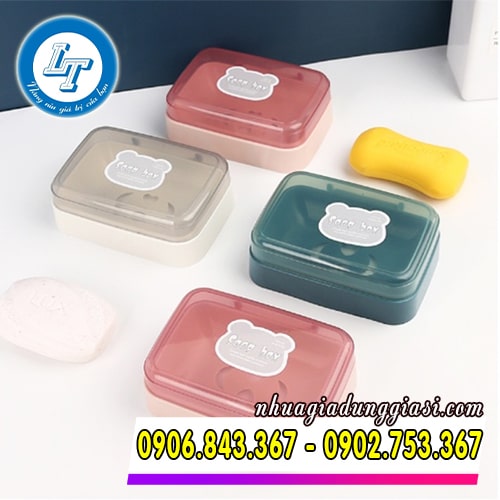 Kệ để xà phòng nắp đậy Kệ để xà phòng nắp đậy