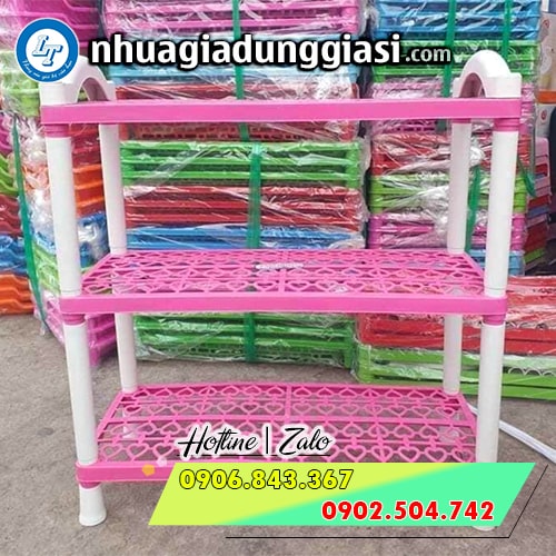 Kệ đựng dép bằng nhựa màu đẹp Kệ đựng dép bằng nhựa màu đẹp