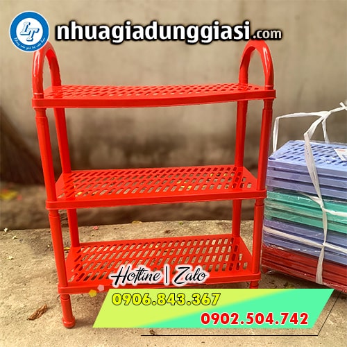 Kệ đựng dép bằng nhựa nhỏ gọn Kệ đựng dép bằng nhựa nhỏ gọn