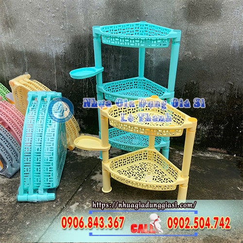Kệ góc nhựa gọn nhẹ Kệ góc nhựa gọn nhẹ