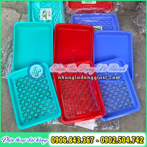 Khay nhựa chữ nhật úp ly giá sỉ rẻ Khay nhựa chữ nhật úp ly giá sỉ rẻ