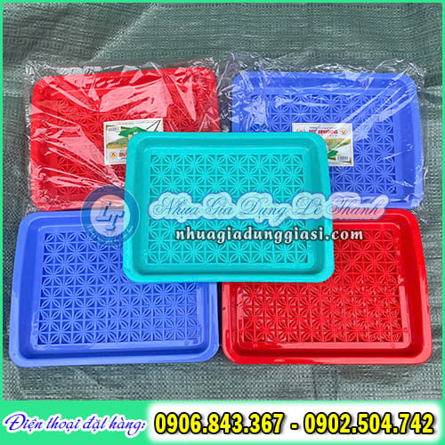 Khay nhựa chữ nhật úp ly Khay nhựa chữ nhật úp ly