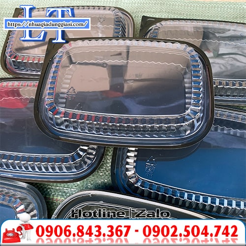 Khay nhựa đựng cơm 1 ngăn Khay nhựa đựng cơm 1 ngăn