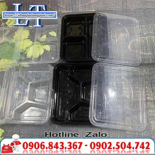 Khay nhựa đựng cơm Khay nhựa đựng cơm