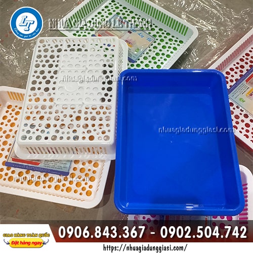 Khay úp ly cốc nhựa vuông tháo rời tiện lợi Khay úp ly cốc nhựa vuông tháo rời tiện lợi