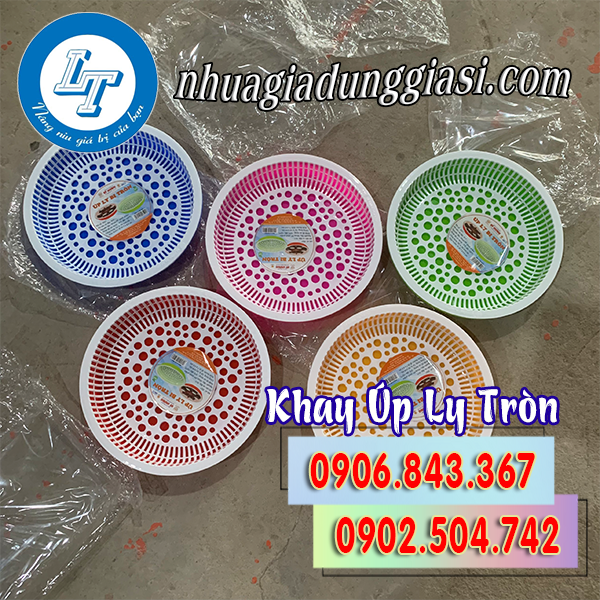 Khay úp ly tròn giá sỉ