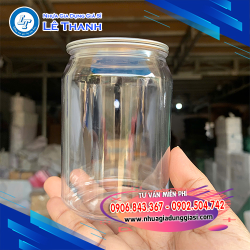 Lon nhựa nắp nhôm 250ml Lon nhựa nắp nhôm 250ml