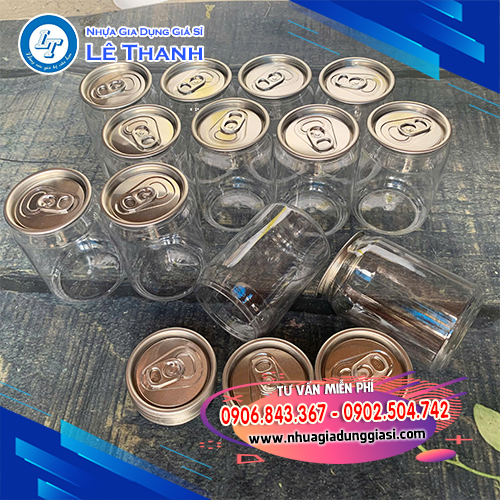 Lon nhựa nắp nhôm Lon nhựa nắp nhôm