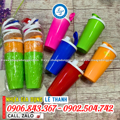 Ly nhựa 500ml nắp bật đủ màu giá sỉ rẻ Ly nhựa 500ml nắp bật đủ màu giá sỉ rẻ