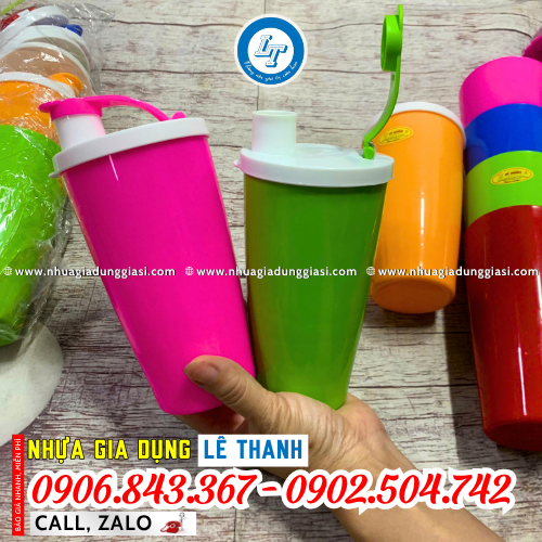 Ly nhựa 500ml nắp bật Ly nhựa 500ml nắp bật