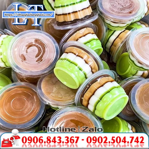 Ly nhựa đựng rau câu nhỏ gọn Ly nhựa đựng rau câu nhỏ gọn