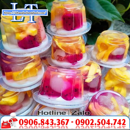 Ly nhựa đựng rau câu trong suốt Ly nhựa đựng rau câu trong suốt