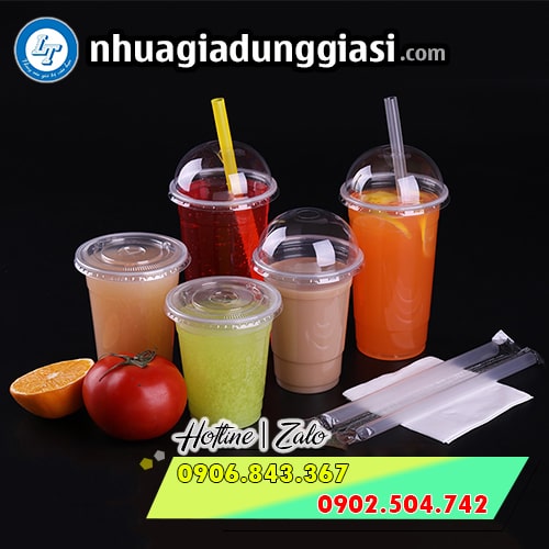 Ly nhựa đựng trà sữa nước ép sinh tố Ly nhựa đựng trà sữa nước ép sinh tố