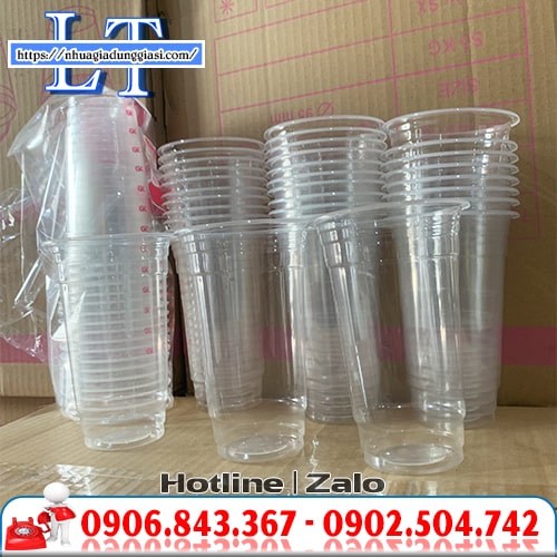 Ly nhựa PP đáy bằng 700ml Ly nhựa PP đáy bằng 700ml