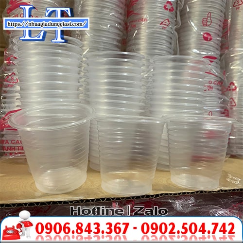 Ly nhựa PP sọc 140ml Ly nhựa PP sọc 140ml