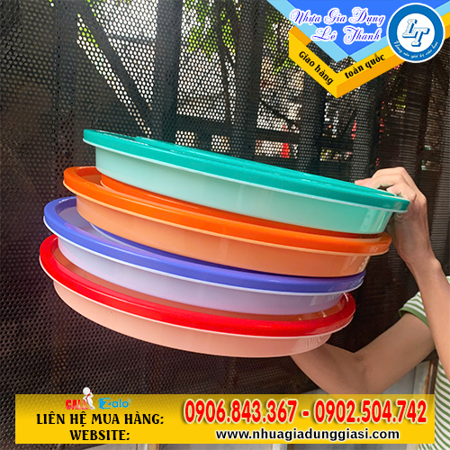 Mâm nhựa nhiều màu đẹp Mâm nhựa nhiều màu đẹp