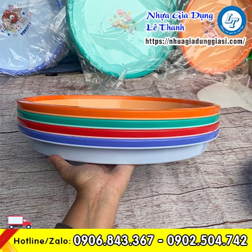 Mâm nhựa tròn dày dặn Mâm nhựa tròn dày dặn