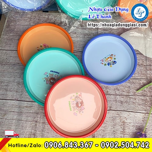 Mâm nhựa tròn nhiều màu Mâm nhựa tròn nhiều màu