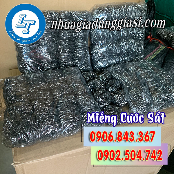 Miếng cước sắt chùi nồi