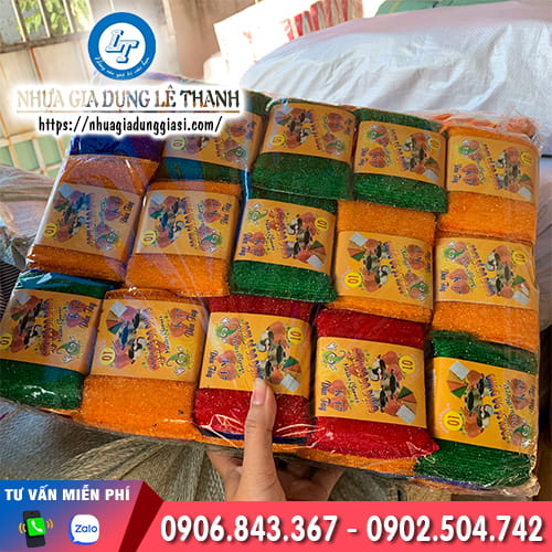 Miếng rửa chén kim tuyến nhiều màu Miếng rửa chén kim tuyến nhiều màu